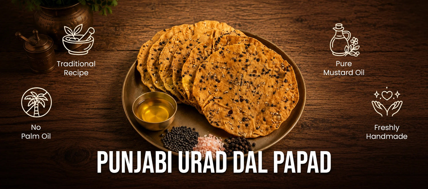 Punjabi Urad Dal Papad